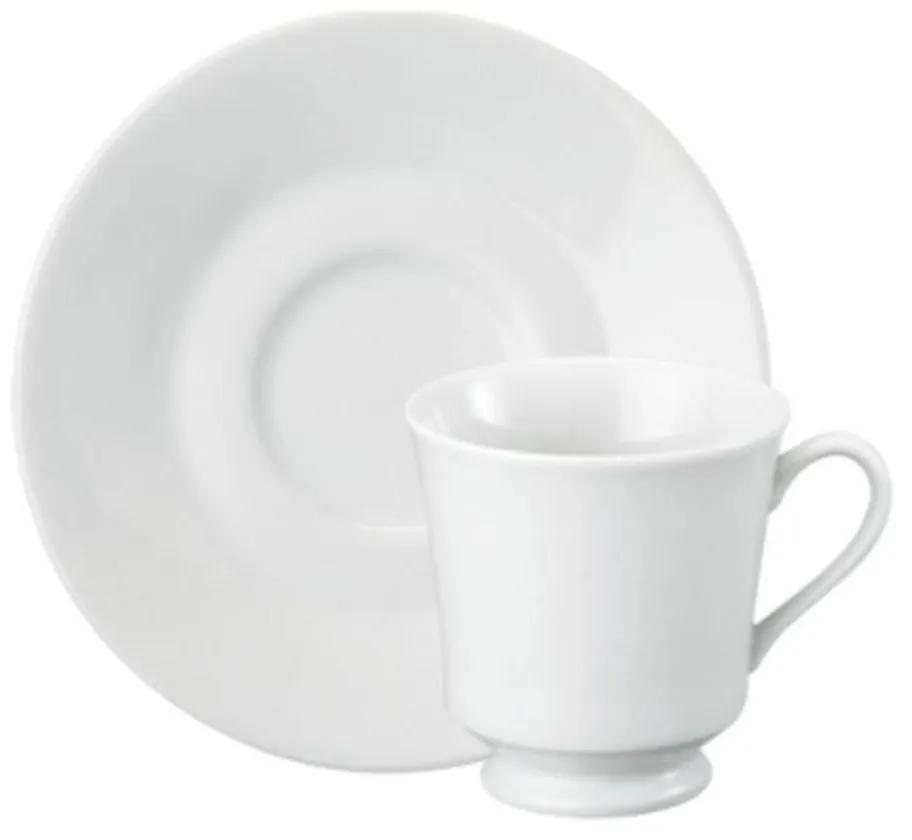 Xicara Chá Com Pires 200Ml Porcelana Schmidt - Mod. Itamaraty 292