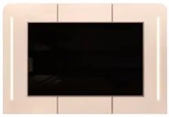 Painel Para TV Suspenso 75 Pol 200cm Com LED Valenza D04 Off White - M