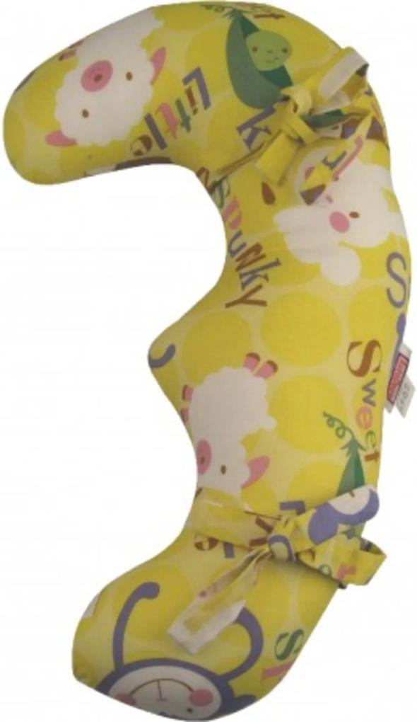 Almofada de cinto de segurança bebês feliz Ovelha Avideco Amarelo