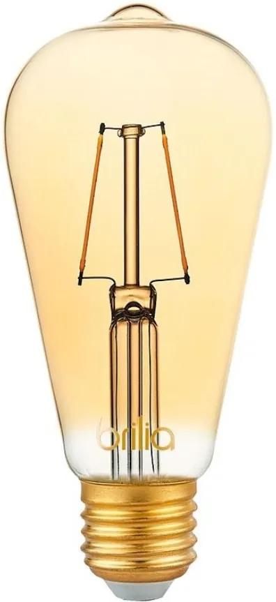 Lampada Led Bulbo St64 Filamento 2,5w 2000k