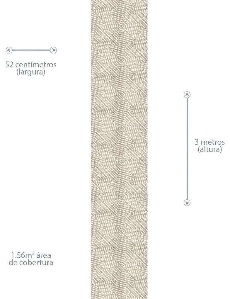 Papel de Parede Hex Detail 0.52m x 3.00m