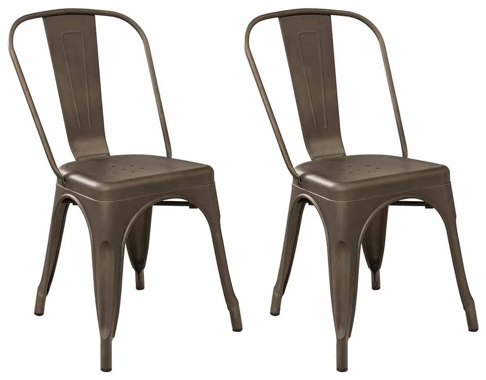 Conjunto 2 Cadeiras Tolix – Rusty