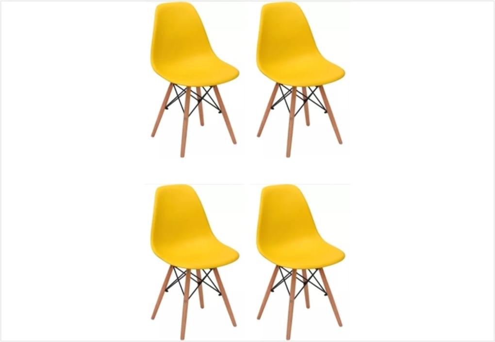 Cadeiras Facthus Eiffel Amarelo