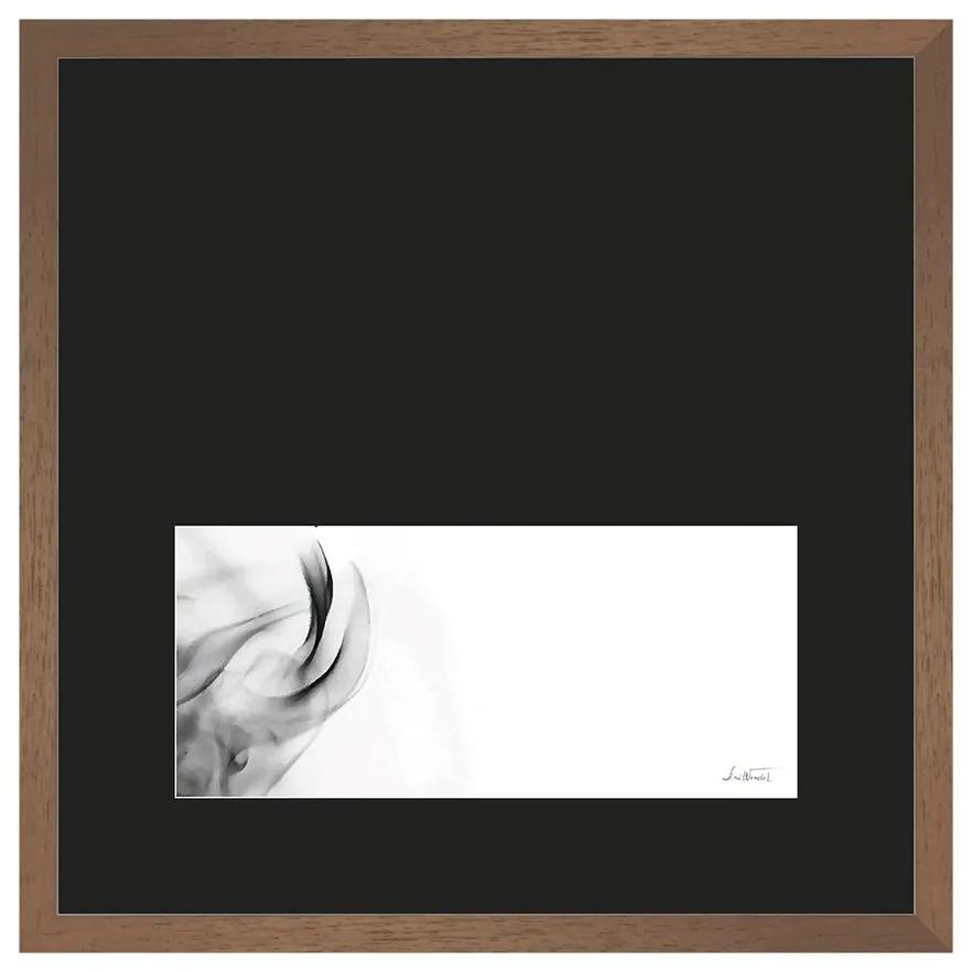 Quadro Decorativo Figurativo Fumaça Preto e Branco - CZ 44105