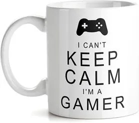 Caneca Joystick Gamer Cant Keep Calm