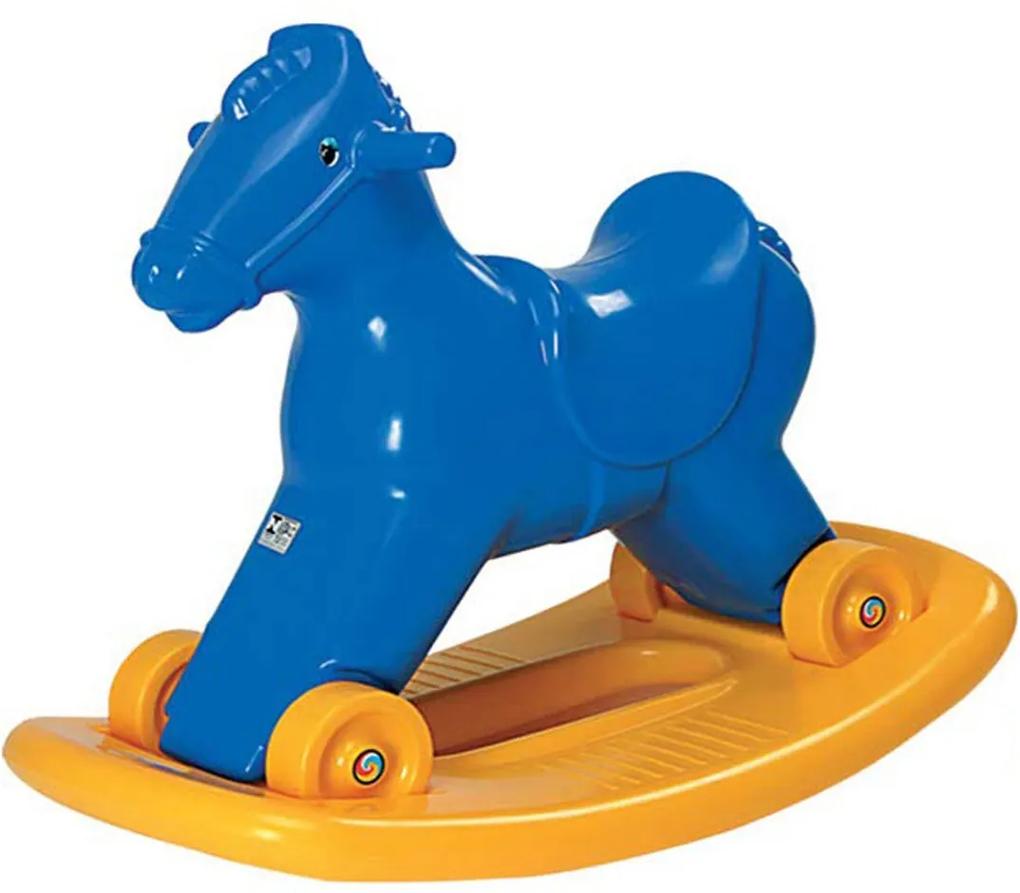 Cavalinho Balanço e Andador Azul Alpha Brinquedos