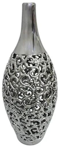 Vaso Silver 16x43 Cm 1736 Prestige