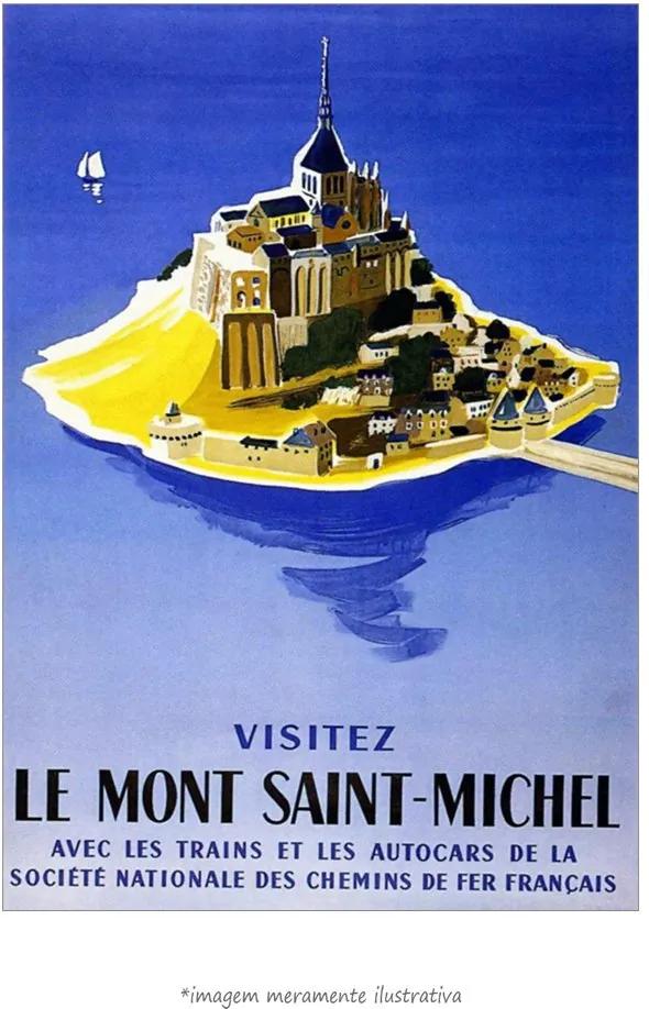Poster Monte Saint Michel (20x30cm, Apenas Impressão)