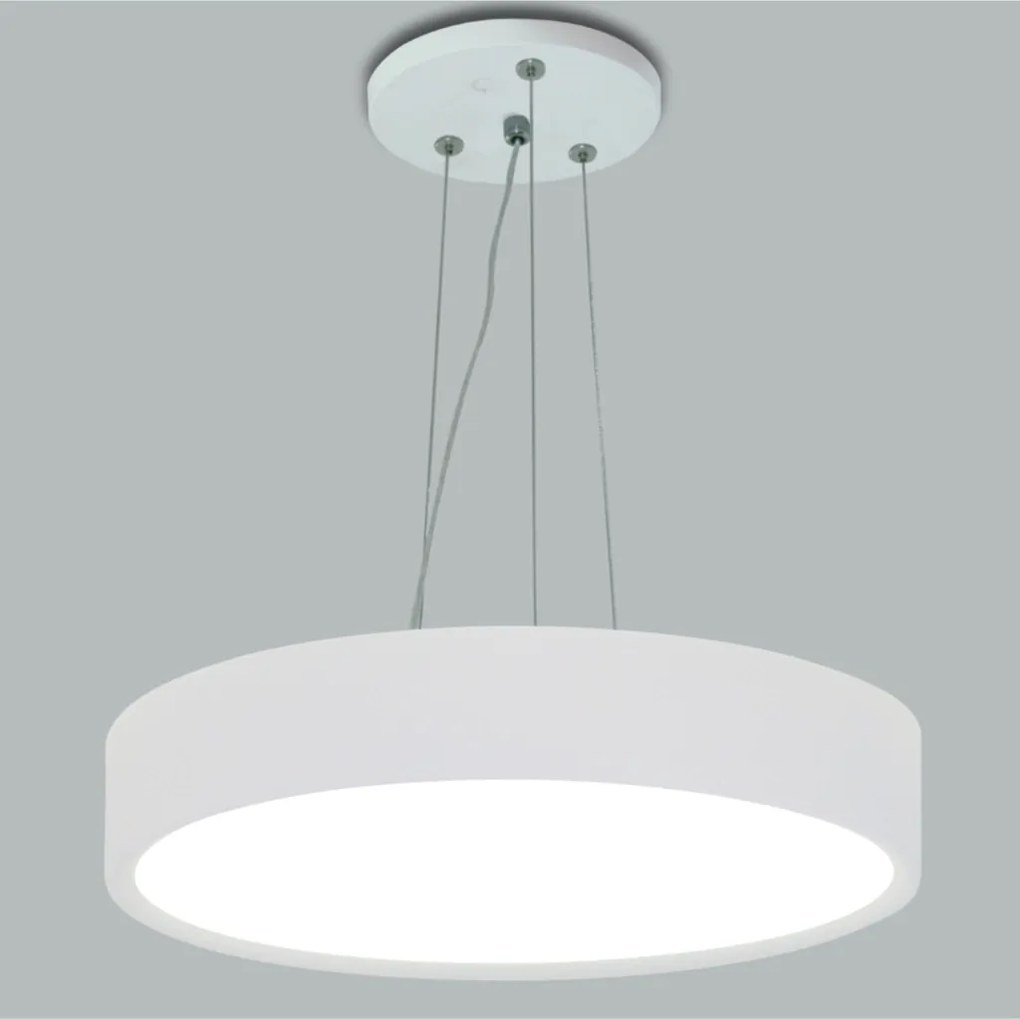 Pendente Clear Ø60X11Cm 6Xe27 / Metal E Acrilico | Usina 4051/60 (DR-M Dourado Metálico)