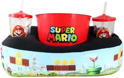 Almofada Porta Pipoca Super Mario
