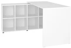 Conjunto Escritório Home Office 4 Peças Side A06 Branco - Mpozenato