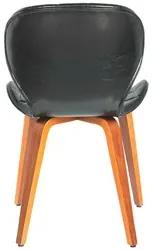 Kit 5 Cadeiras de Jantar Moderna com Tressê Base Madeira Lucy R02 Sint