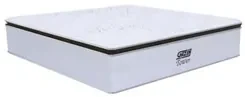 Colchão Box Casal 138cm Molas Ensacada Soft Pillow Tower NW Branco - G