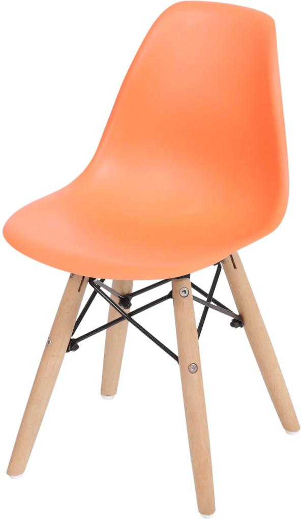 Cadeira Infantil DKR Eames Laranja Ór Design