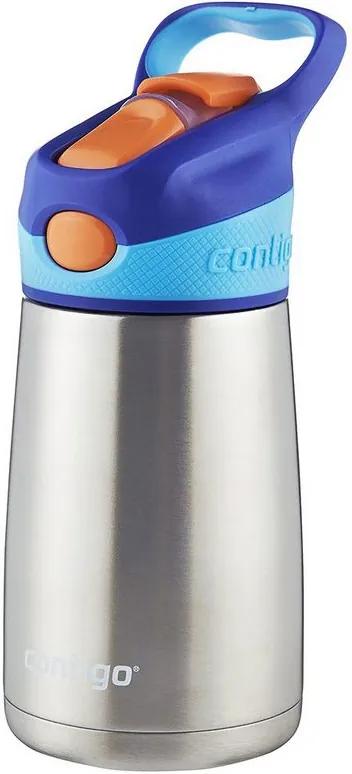 Garrafa Térmica Infantil Striker Chill 295ml - Azul - Contigo
