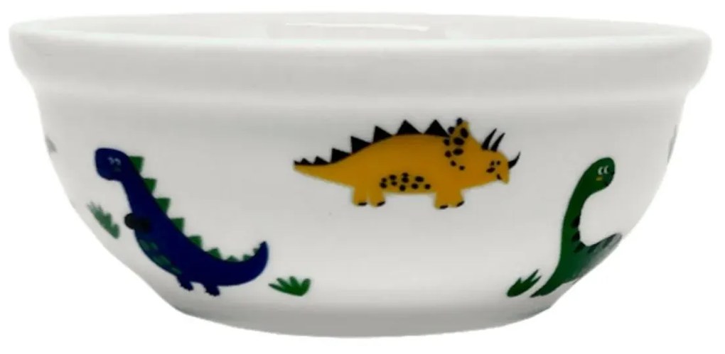 Bowl 450Ml Porcelana Schmidt - Dec. Dinossauros Infantil