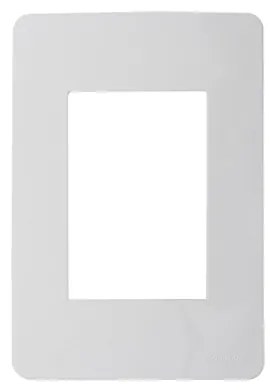 Placa 4x2 Termoplastico Branco 3 Modulos Orion