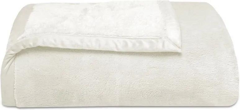 Cobertor Super Soft Liso King 340g/m² - Creme - Naturalle