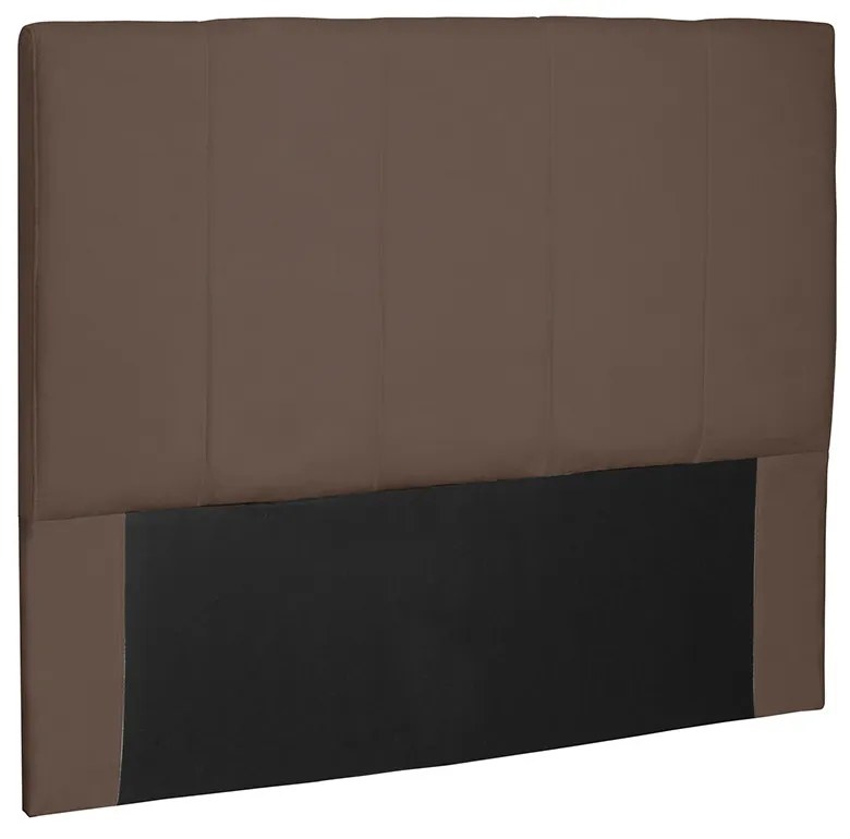 Cabeceira Arizona Para Cama Box King 195 cm Suede - D'Rossi - Caramelo