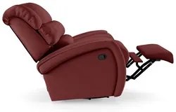 Poltrona do Papai Reclinável Kalie Glider Giratória Massagem FH9 PU Ve