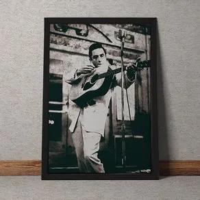 Quadro Decorativo Johnny Cash  35x25