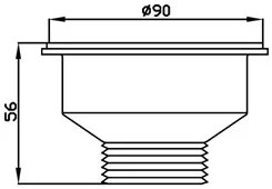 Balcão Gabinete com Pia Inox 150cm 3 Portas 1 Gaveta Dakota Preto - Lu