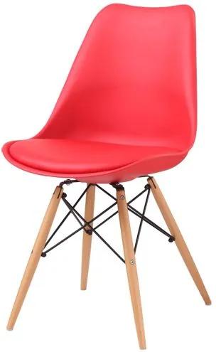 Cadeira Eames MKC-029 Polipropileno Vermelho - 36009 Sun House
