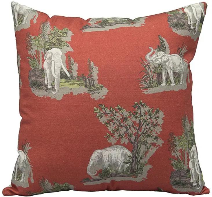 Almofada Decorativa African 50x50 Elephant Red - Wood Prime VH 27332