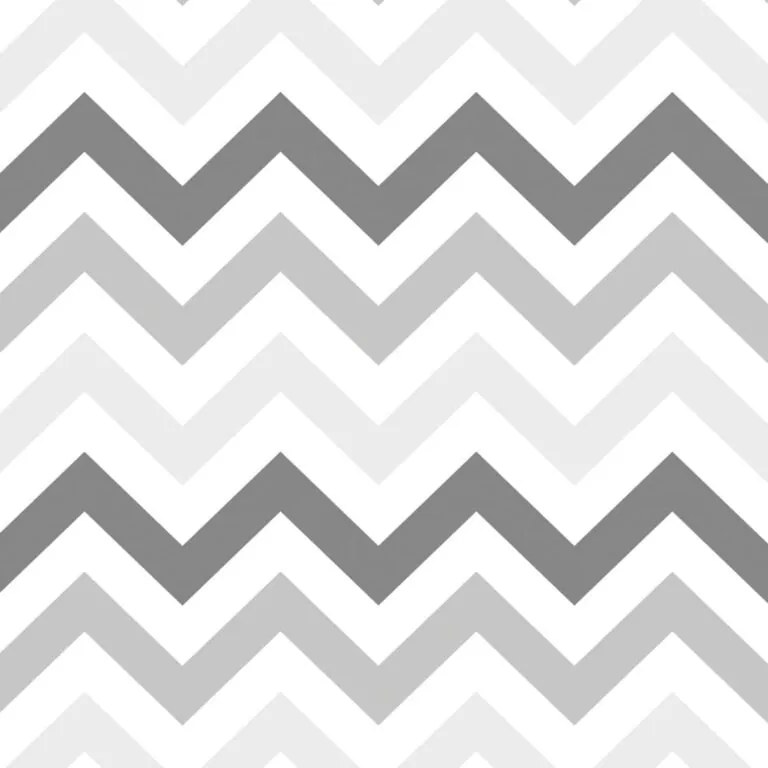 Papel de Parede Chevron Gradiente Cinza e Branco 0.52m x 3.00m