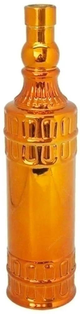 Garrafa Decorativa Indian Bottles Dourada Grande em Vidro - Urban