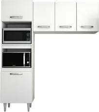 Cozinha Modulada 2 Módulos Composição 6 Branco - Lumil