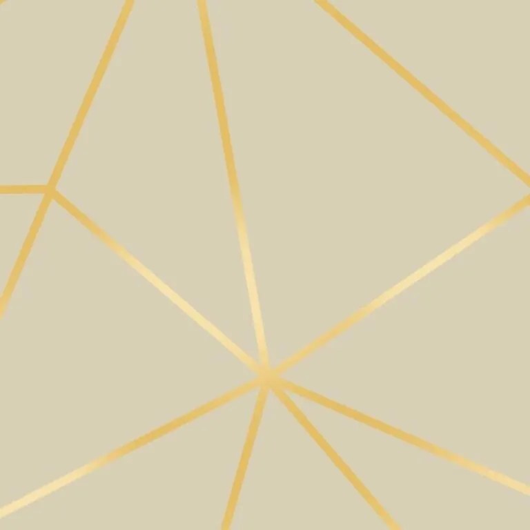 Papel de Parede Zara Grey Cinza Gold 0.52m x 3.00m