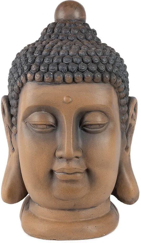 Cabeca Buddha Marrom Grande