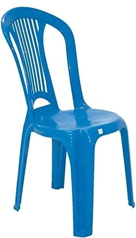 Cadeira Atlântida economy sem braços azul Tramontina 92013070