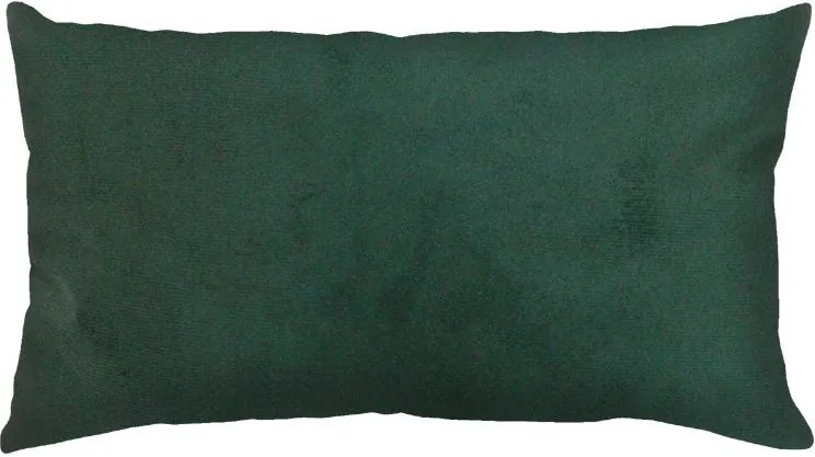 Capa de Almofada Retangular Lisa Verde 60x30cm
