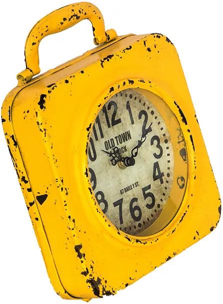 Relógio Amarelo em Ferro