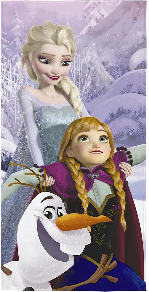 Toalha de Banho Infantil Frozen Elsa, Anna e Olaf Lepper
