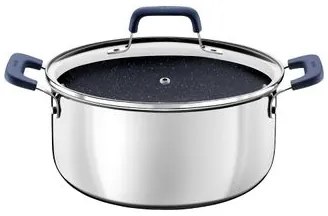 Caçarola Tramontina Romagna Aço Inox Cerâmico Black Stone 24 cm 5,24 L