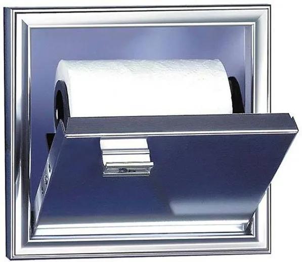 Porta Papel de Embutir - 18x13x17cm - Cris Metal