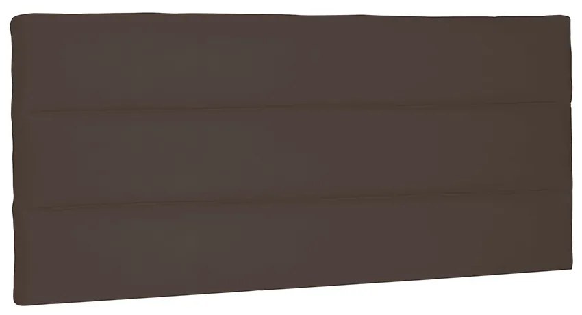 Cabeceira Painel La Italiana Para Cama Box Solteiro 90 cm Suede - D'Rossi - Café