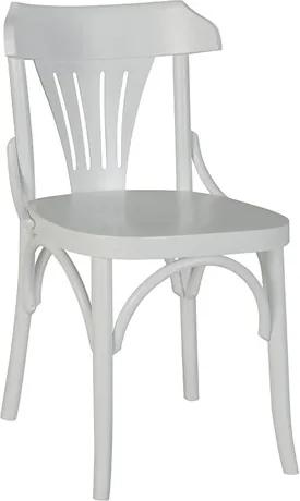 Cadeira Merione em Madeira Maciça - Branco
