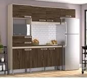 Cozinha Compacta B107 Fendi Moka Briz