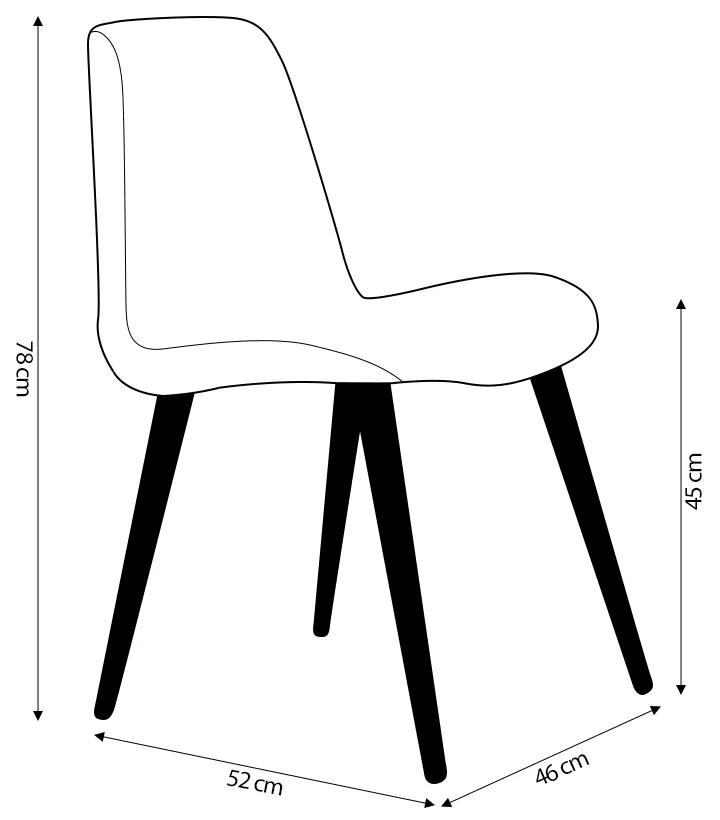 Kit 3 Cadeiras Decorativa Sala de Jantar Pés de Madeira Meyer Linho Bege G17 - Gran Belo