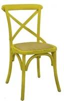 Cadeira Odense em Madeira Maciça - Multi Cores Amarelo