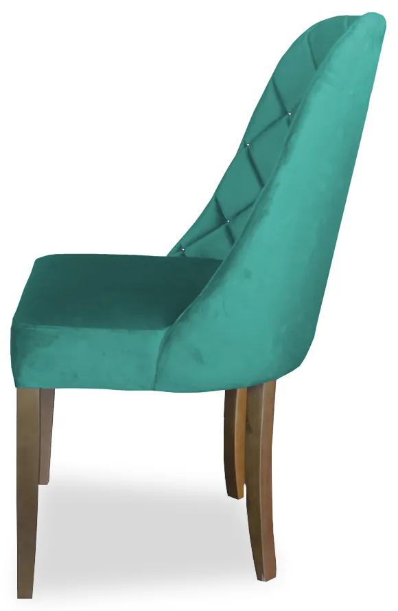 kit com 8 Cadeiras de Jantar Dublin Suede Azul Tiffany