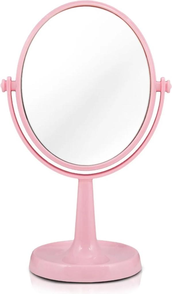 Espelho de Bancada Dupla Face Jacki Design Espelho - Rosa Rosa