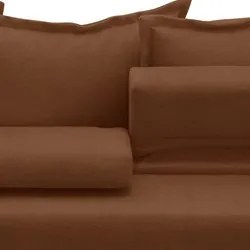 Sofá Retrátil Reclinável 3 Lugares 215cm Roma F05 Veludo Terracota - M