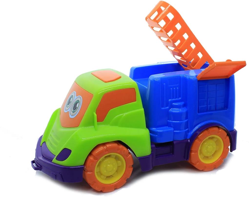 Brinquedo para Bebês Carrinho de Atividades Bombeiro Pedagógico Colorido – Tchuco Baby – Samba Toys