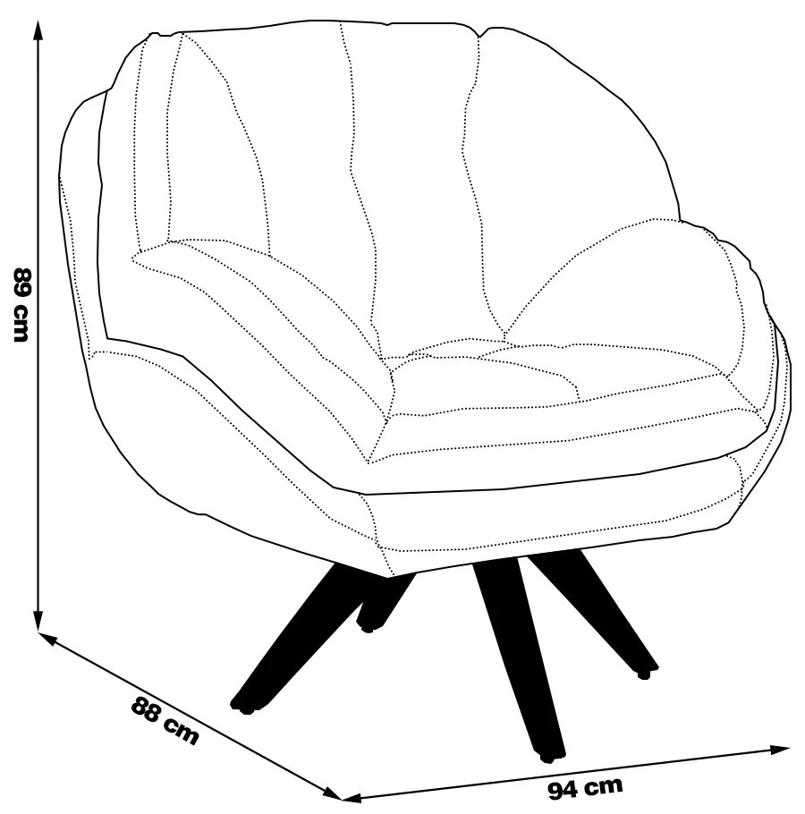 Kit 2 Poltronas Decorativas Base em Madeira Giratória Giroud Veludo Cinza Chumbo G33 - Gran Belo