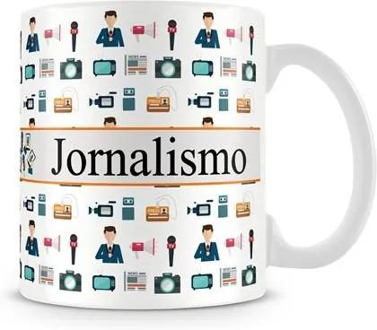 Caneca Personalizada Profissão Jornalismo (Com Nome)